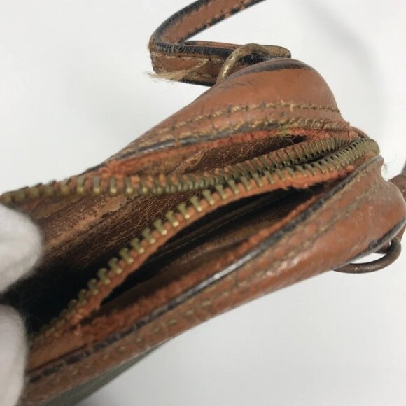 LOUIS VUITTON Monogram Saxophone Clutch bag with strap Brown - Picture 11 of 15